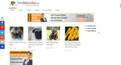 Desktop Screenshot of everyonelovesdogs.com